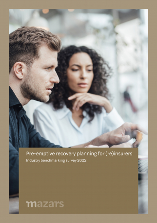 Cover-Pre-emptive recovery planning for (re)insurers